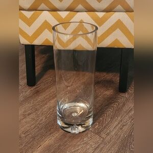 Elegant Clear Glass Vase